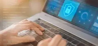 Viewing cyber security related works in a laptop